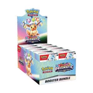 Pokemon Prismatic Evolutions Booster Bundle Display